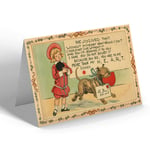VALENTINES DAY CARD - Vintage Design - Without My Heart, What Would I Do? (a)