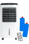Portable Air Cooler Mobile Evaporative Cooling Fan Humidifier 10L