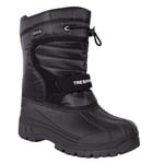 Trespass Youths Unisex Dodo Waterproof Black Winter Snow Boots 3szs TP1041