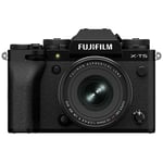 Fujifilm X-T5 + XF 16-50/2.8-4.8 R LM WR -systemkamera, svart