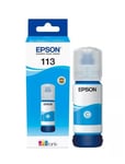 Genuine Epson 113, Cyan EcoTank Ink Bottle Cartridge, T06B2, C13T06B240
