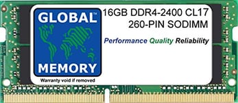16GB DDR4 2400MHz PC4-19200 260-PIN SODIMM MEMORY RAM FOR INTEL 27" RETINA 5K IMAC (2017)