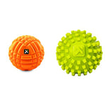 TRIGGERPOINT Grid, EVA Foam Roller, Massage Ball to Target Muscle Relief Lightweight and Portable Size, Orange, 5 Inch/13 cm & 22, Raised Tips Handle, One Size
