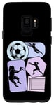 Coque pour Galaxy S9 Gardien de but de Football Foot Fille Femme
