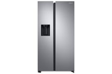 Samsung Series 7 RS68CG883ESLEU American Style Fridge Freezer with SpaceMax™ Technology - Aluminium in Clean Steel