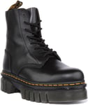 Dr Martens Audrich 8 Eyelet Unisex Chunky Sole Ankle Boot In Black Size UK 3 -12