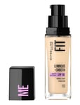 Maybelline New York Fit Me Luminous + Smooth Foundation 110 Porcelain Foundation Smink Maybelline