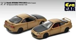 ERA CAR 1/64 27 HONDA INTEGRA TYPE-R DC2 1ST SPECIAL EDITION BROWN HA20DC2RF27