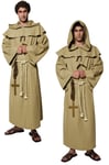 Friar Tuck Costume Mens Monk Historical Tales Of Old England Fancy Dress Outfit