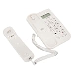 Corded Telephone, Wired Landline Phone Hands-Free Desktop Phone, Supports Fsk And Dtmf Dual Systems, Quick Inspection And Replay, Telephone For Home, Office, Hotel.