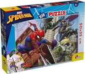 Double-Sided 108El Marvel Spiderman Floor Puzzle Lisciani 99702