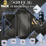 2-Pack Samsung S20 FE (5G) Skärmskydd & 1-Pack linsskydd - Härdat Glas 9H - Super kvalitet 3D