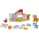 HABA - Jeu d'équilibre A la Ferme - Jouet en Bois PEFC - 2 Ans et Plus - 306288