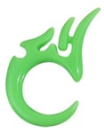 Grön Dragon Claw Expander Örpiercing i Akryl 3 mm