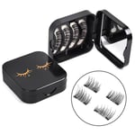 1pcs Makeup Magnetic Eyelash Storage Box Cosmetic Mirror Onesize