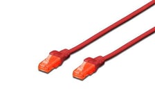 Digitus dk1612070r Câble réseau UTP, catégorie 6 Non blindé, 7 m, Rouge