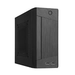 SilverStone Milo 10, Mini-ITX HTPC Case, Interchangeable Front Panel and Top Cover 2.8L or 3.7L, VESA Mount Included, USB 3.0 x 2, SST-ML10B