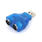KALEA-INFORMATIQUE Adaptateur USB PS/2 pour Relier Un Clavier et Une Souris PS2 sur Un Port USB
