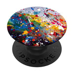 Color Splash Pop Mount Socket Multicolor Paint PopSockets PopGrip: Swappable Grip for Phones & Tablets