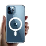 iPhone 11 Magnetiskt trådlöst laddningsfodral Klart PC skal Transparent