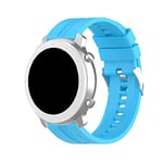 Bracelet universel Amazfit GTR/Stratos / Huawei / Samsung / Cool Elite / Sunset Caoutchouc Celeste 22 mm