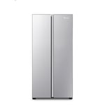 Fridgemaster 441 Litre Side-By-Side American Fridge Freezer - Silver MS83430ES