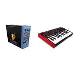 Image Line - FL Studio 20 Signature Edition Software & AKAI Professional MPK Mini– 25 Key USB MIDI Keyboard Controller with 8 Backlit Drum Pads, 8 Knobs and Music Production Software Included