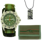 Kahuna Green Easy Fasten Watch, Wallet & Beads army camo  AKKS-002M  XMAS GIFT