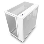 [B-Grade] NZXT H9 Flow Dual-Chamber Tempered Glass ATX Mid-Tower Gaming PC Case - White CM-H91FW-01