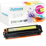 Toner type CE322A Jumao pour HP LaserJet Pro CM1415fn CM1415fnw, Jaune 1300 p