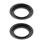 2pk Camera Body Adapter Ring Aluminum Alloy Mount Compatible with Canon EOS 300D