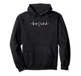 Jump Rope Heartbeat - Jump Rope Skipping Pullover Hoodie