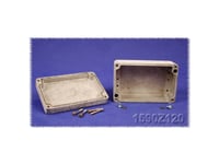 Hammond Electronics 1590Z231pl Ändplatta Stålplatta Natur 1 St