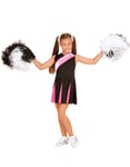Svart Cheerleader Kostymekjole til Barn