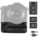 NEEWER Vertical Battery Grip Replacement for VG-C4EM with Two NP-FZ100 Batteries & Charger Kit, Compatible with Sony A7R V A7R IV A9 II A7 IV A7S III A1, BG A7IV