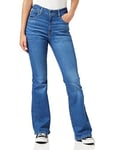 Levi's 726 High Rise Flare Women's Jeans, Medium Indigo Worn In, 34W / 32L