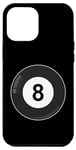 Coque pour iPhone 12 Pro Max Joueur de billard classique Magic 8 Huit Ball pour adultes et enfants