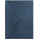 Galleri Papper Lyxigt Kuvert A4 - För Diplom och Certifikat 5 st Metallic Navy Blue