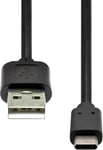 Fuj:tech USB-C - USB-A -kaapeli, 3 m