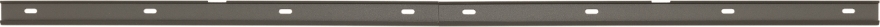 Elfa Bärlist, Längd 1248 mm, Mattgrå