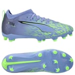 PUMA Ultra 5 Match FG/AG Christian Pulisic Chasing the Dream - Lila/Grön/PUMA Svart Barn LIMITED EDITION, storlek 37