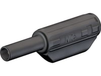 Stäubli Sl205-K, Jämn, 0.5 Mm ², Cat Ii, Svart, Iec En 61010-031, 10 A