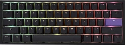 Ducky One 2 Mini RGB Mechnical Keyboard - Black (Cherry MX Brown), B