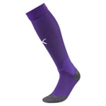 PUMA Liga Socks, Unisex Socks, Purple (Prism Violet/PUMA White), 3-5 Uk (Manufcturer Size -2)