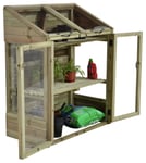 Forest Garden Mini Wooden Greenhouse - 4 x 2ft