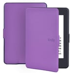 GLGSHOULIAN Case For Kindle,Case For Funda Kindle Paperwhite 1 2 3 2015 2017 5Th 6Th 7Th Generation Dp75Sdi Smart Pu Cover Extra Slim Auto Wake Up Sleep,Purple