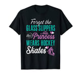 Girls Ice Hockey T-Shirt This Princess Wears Hockey Skates T-Shirt