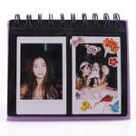 Photo Album Case Storage For FujiFilm Instax Mini 9 7s 8 25 50s 70 90/ Polaroid Z2300/ Polaroid PIC-300P/ Polaroid Snap Films (purple, 68 Pockets)