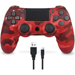 Unbranded (Camouflage Red) Playstation 4 Controller