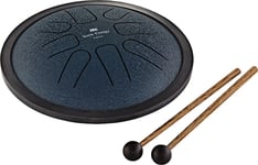 Small Steel Tongue Drum. G Minor. Navy Blue